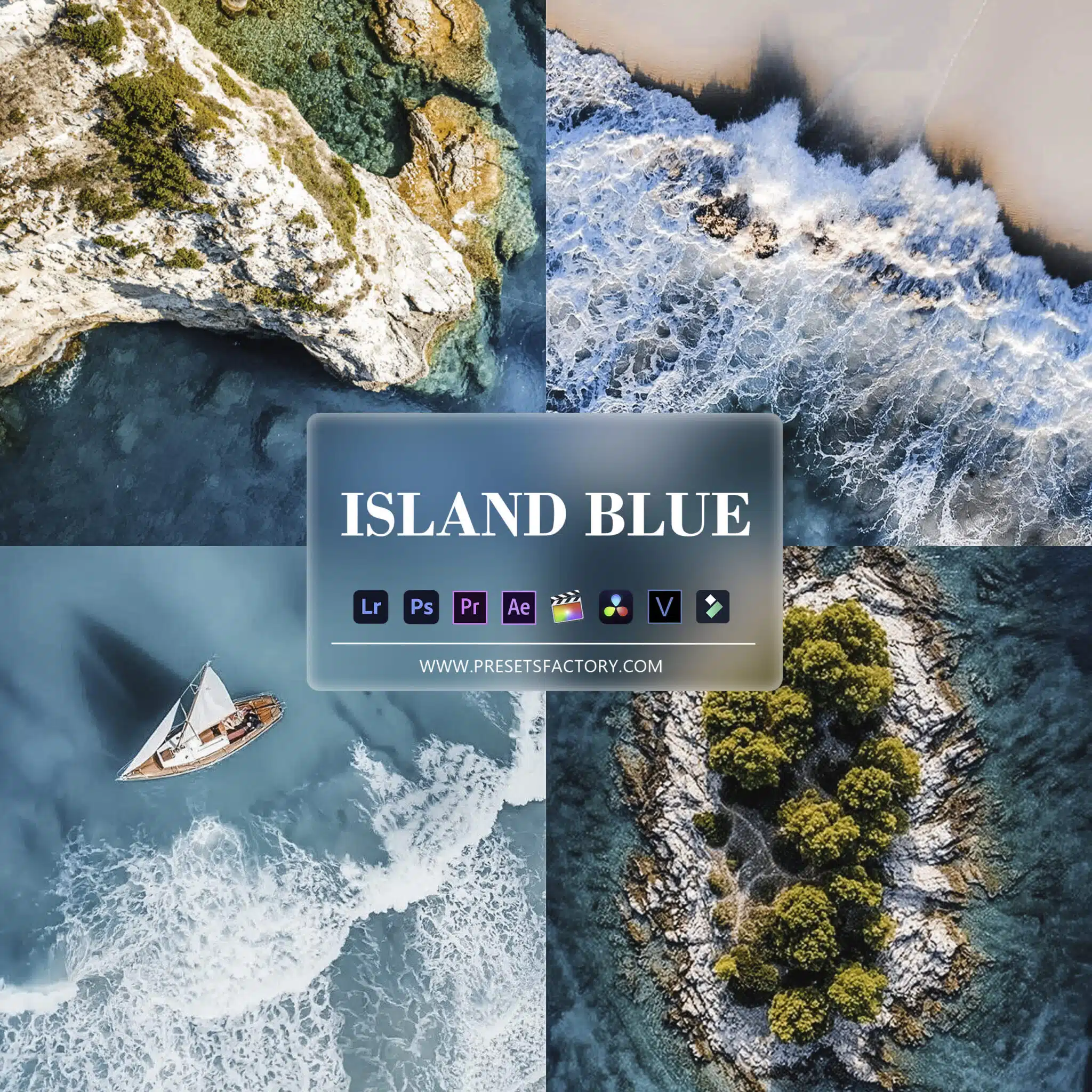 amazing Island Blue presets collection