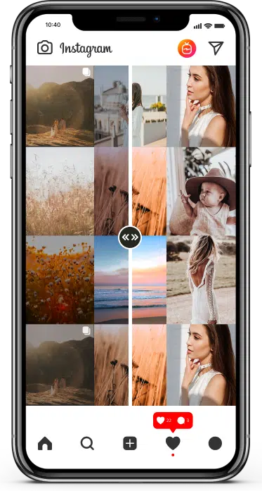 Instagram cinematic collection Amber Presets
